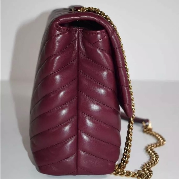 NWT TORY BURCH KIRA CHEVRON QUILTED LEATHER BAG - Picture 5 of 7
